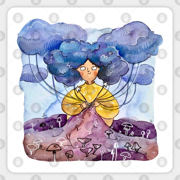 Magic rainy days Magnet by kattymur